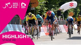 Giro Next Gen 2024  Stage 8 Highlights [upl. by Chaves]