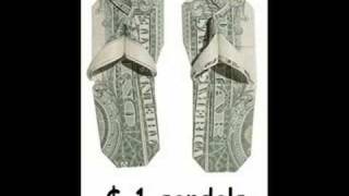 Origami Money Folds  Part 1 slideshow [upl. by Oetomit410]