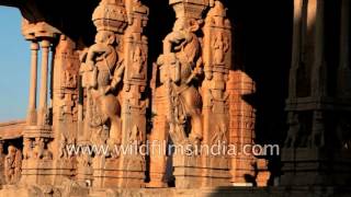 Musical pillars at Vithala Temple Hampi [upl. by Hakim708]