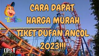 MURAH BANGET CUMA 130K TANPA SYARAT CARA BELI TIKET ONLINE DUFAN 2023  CARA BELI TIKET ANCOL [upl. by Ahsiruam]