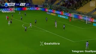 Gol di Lorenzo Lucca ParmaUdinese 21 Tutti i gol Risultati Punti salienti estesi [upl. by Diamond]