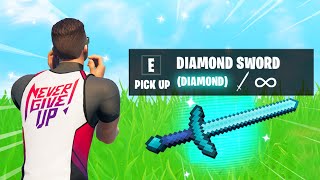 I Found the DIAMOND SWORD in Fortnite [upl. by Rekrap112]