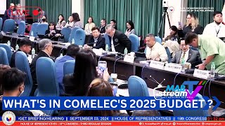 2025 COMELEC Budget Hearing  Congress Examines COMELECs Proposed 2025 Budget [upl. by Laidlaw37]