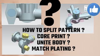 NX 12 Pattern Development  Split Pattern  Unite  print  Partingcad nxviral NX For beginners [upl. by Ayikaz]