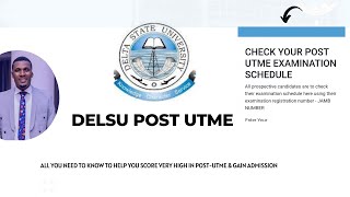 DELSU POST UTME 2024  Score High and Secure Admission with These Tips [upl. by Adiel61]