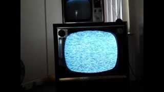 Sydney Analogue TV switch off viewed on 1956 Admiral TV Dec 3rd 2013 9am [upl. by Reve]