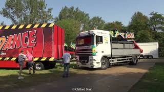 Kermis Heemskerk 2023 Afbouw en Transport [upl. by Retsim]