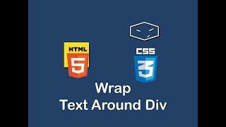 wrap text around div with html and css [upl. by Assecnirp129]