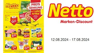 Netto MarkenDiscount Prospekt DE  vom 1208 bis 17082024 [upl. by Zilla]