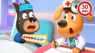 Escucha al Doctor 👨‍⚕️ 30MIN de Dibujos Animados 🔍Sheriff Labrador en Español [upl. by Nazario105]