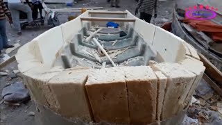 FIBERGLASS BOAT BUILDING FULL VIDEO AMAZING BOAT VIDEO IN AFRICA MADE IN SOM FISHING BOATS [upl. by Wentworth]