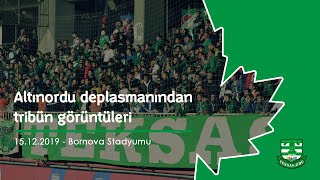 Altınordu deplasmanından tribün görüntüleri [upl. by Dnomse]