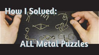 How I Solved All The Metal Puzzles [upl. by Hepsibah]