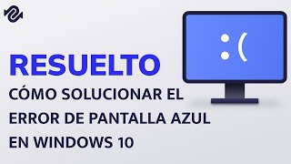 🤔Cómo solucionar el error de pantallazo azul en Windows [upl. by Airamas310]