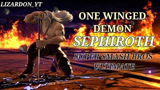 Sephiroth Smash Bros montage Demon of one Wing [upl. by Wyne]