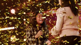 Fayth Ifil 12YearOld Wins Simon Cowell’s GOLDEN BUZZER With Proud Mary by Tina Turner [upl. by Fenny905]