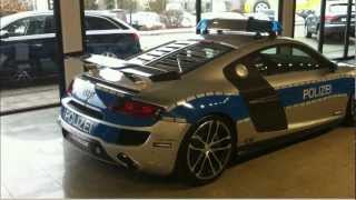 Abt R8 GTR Police Car walkaround [upl. by Lyrac]