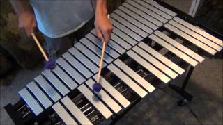 quotBlue Bossaquot Improv Vibraphone Solo [upl. by Einnok975]