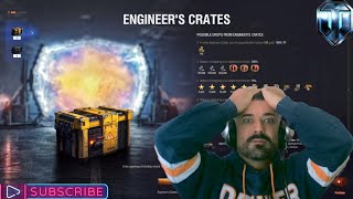 Opening 75 Engineers Crates  World of Tanks [upl. by Alrak]