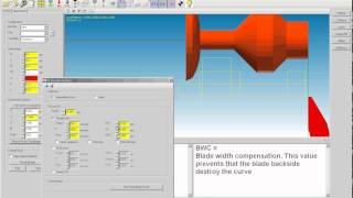 GrblGru Free GCode creating and 3D simulation for lathes [upl. by Ahseyk]