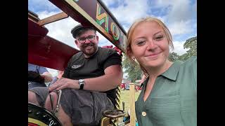 6 inch Scale Fowler Showman’s Super Lion B6 goes to Astle Park Traction Engine Rally [upl. by Iaw]