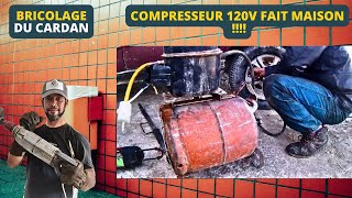 Compresseur 120V fait Maison [upl. by Grassi]