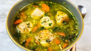 Italian Wedding Soup Low Carb for Weight Loss  Lose Pounds Soup [upl. by Gibbs]