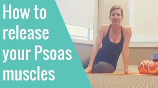 Psoas muscle release diastasis friendly [upl. by Zebe]