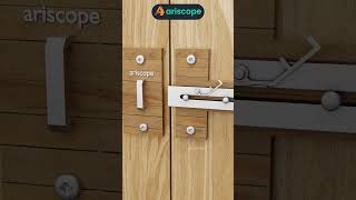 ariscope Secure Door Latch with Extra Clipping Lock [upl. by Aiyotal]