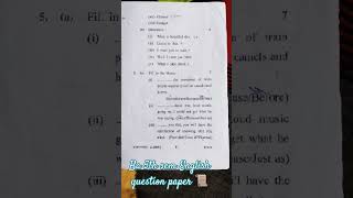 Ba 5th sem English question paper 📜🗞️ gju university [upl. by Chenay]