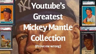 Ultimate Vintage Mickey Mantle Baseball Card Collection [upl. by Ciprian]