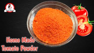 Tomato powder recipe  tomato powder recipe in telugu tomato seasoning powdertomato powder at home [upl. by Rebel]