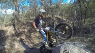 How to hop for extra traction on trials bikes︱Cross Training Trials Techniques [upl. by Yenial649]