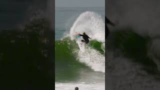 Secret footage of John John Florence surfing hurricane swell at Lower Trestles surf [upl. by Attenwad]