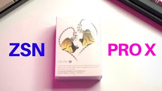 ZSN Pro turns Gold  KZ ZSN Pro X Unboxing amp First Impressions [upl. by Ytsanyd]