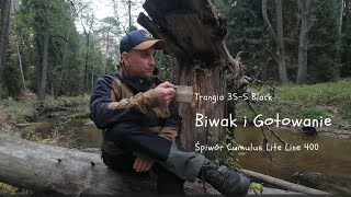 Biwak i Gotowanie  Trangia 355 BlackSakwy Sahoo 10lŚpiwór Cumulus Lite Line 400 Vlog 236 [upl. by Marquita]