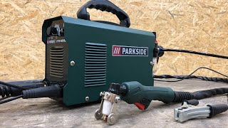 PARKSIDE ® Lidl Plasma Cutter PPS 40 B2 for 129€ the cheapest Plasma Cutter Unboxing Test [upl. by Bender]