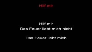 Rammstein  Hilf Mir instrumental with lyrics [upl. by Ardnos]