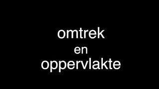 Omtrek en oppervlakte [upl. by Nwahs]