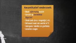 Kwalitatief amp kwantitatief onderzoek [upl. by Susejedesoj]