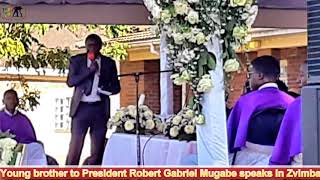 President Robert Mugabes brother speaks out [upl. by Airretal330]