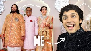 I WENT TO THE AMBANI WEDDING EXCLUSIVE VLOG [upl. by Macswan]