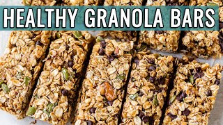 MoneySaving Recipe  Homemade Healthy Granola Bars Crispy or Chewy [upl. by Akela258]