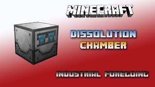 Dissolution Chamber 💎 Minecraft Industrial Foregoing Tutorial 💎 English [upl. by Anitsim782]