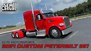 Custom Peterbilt 567  aero trucks can be cool [upl. by Ahsinev401]