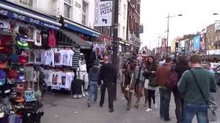 Walking on Camden  Market  High Street London  Sunday 21st April 2013 in full 1080 HD [upl. by Dragone]