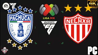 PACHUCA VS NECAXA  LIGA MX FC 24 [upl. by Oiligriv]