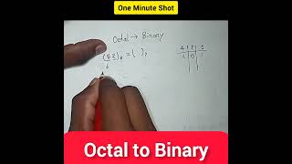 How to Convert Octal to Binary  Octal to Binary Conversion [upl. by Zoubek222]