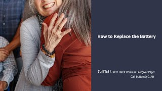 CallToU SW11 Easy Guide Replace the Battery Watech Caregiver Pager [upl. by Ymassej752]