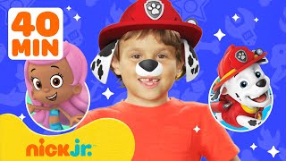 Junior Dress Up Party w PAW Patrol amp Bubble Guppies 🤩  40 Minute Compilation  Nick Jr [upl. by Berey]